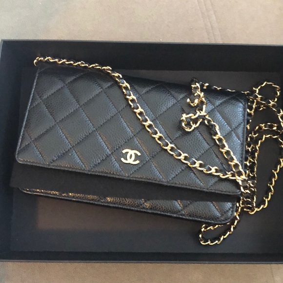 Chanel black caviar WOC GHW - Picture 7 of 8